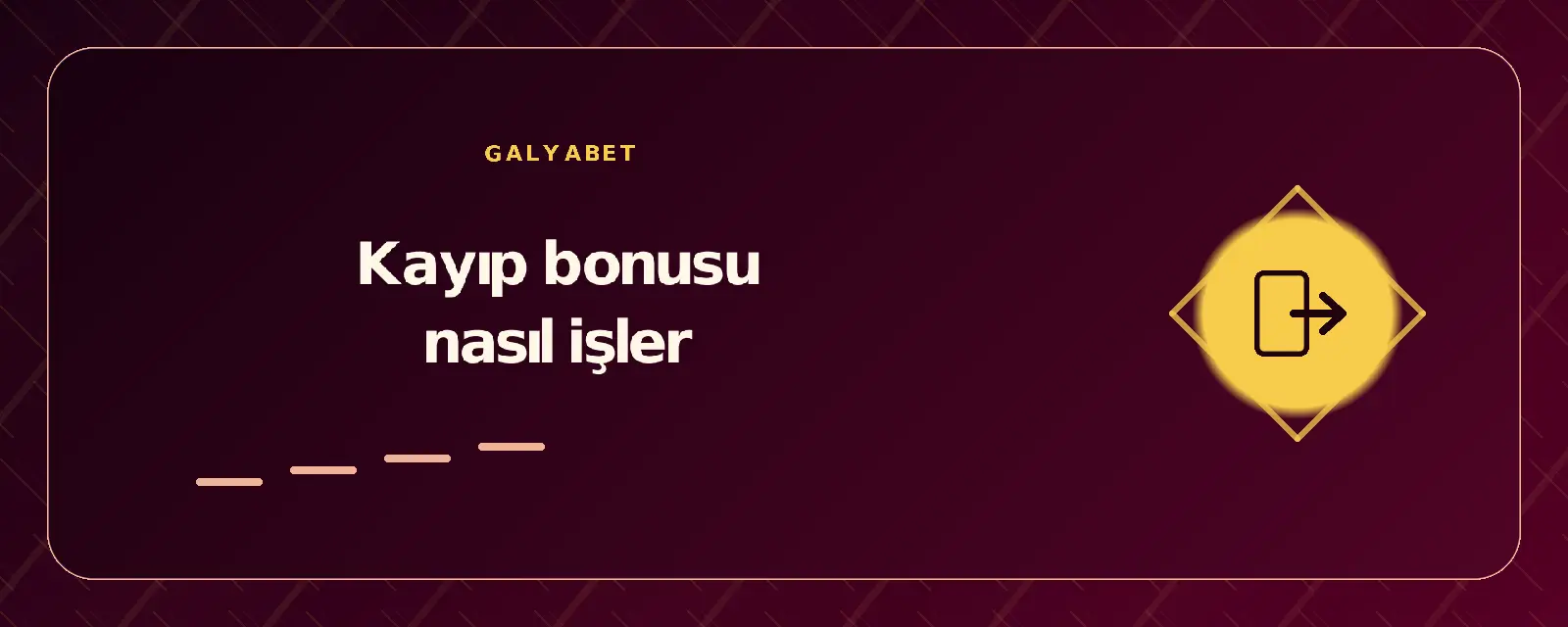 Kayıp bonusu nasıl işler galyabetgirisyap.com